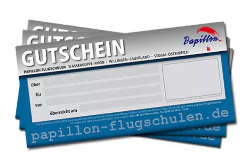 Gutschein Papillon Gleitschirm-Kombikurs 