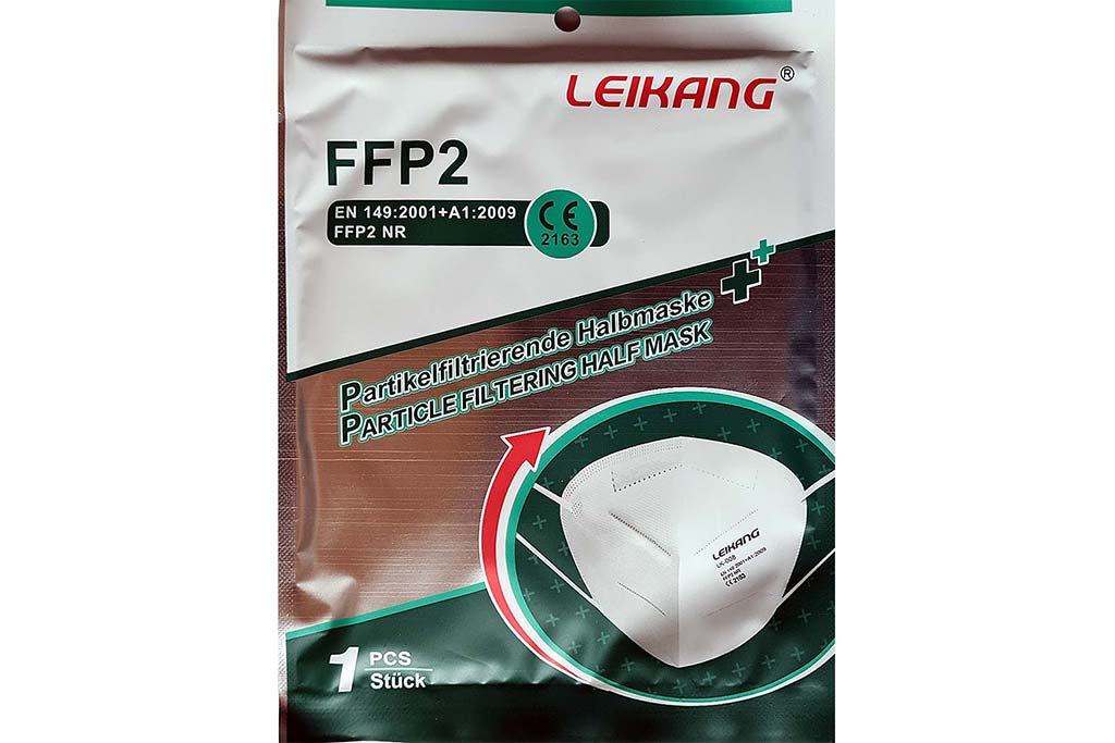Leikang FFP2 Maske 20 Stck mit CE Zertifizierung 